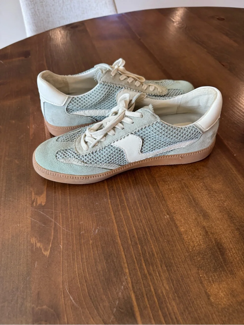 Dolce vita notice mesh and suede sneakers